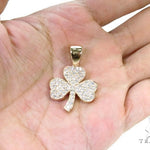 Prong Diamond Clover Pendant 37346 - Image 7
