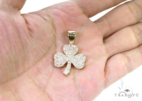 Prong Diamond Clover Pendant 37346 - Image 7