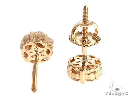 Prong Diamond Cluster Earrings 56909 - Image 4