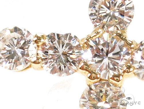 Prong Diamond Cougar Cross Crucifix 37430 - Image 2