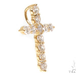 Prong Diamond Cougar Cross Crucifix 37430 - Image 3