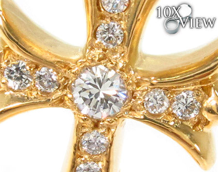 Diamond Cross Pendant 29107 - Image 3