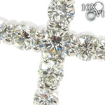 Prong Diamond Cross Crucifix 31169 - Image 3