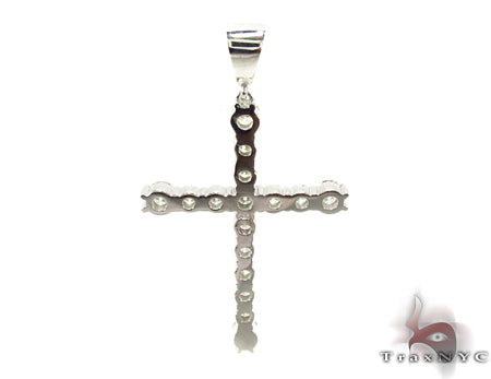 Prong Diamond Cross Crucifix 31169 - Image 4
