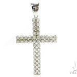 Prong Diamond Cross Crucifix 39273 - Image 1