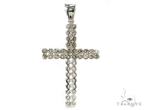 Prong Diamond Cross Crucifix 39273 - Image 4