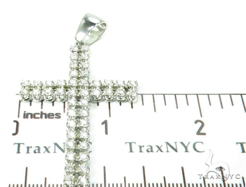Prong Diamond Cross Crucifix 39273 - Image 5