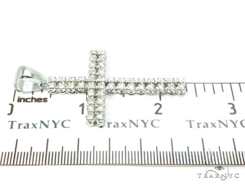 Prong Diamond Cross Crucifix 39273 - Image 6