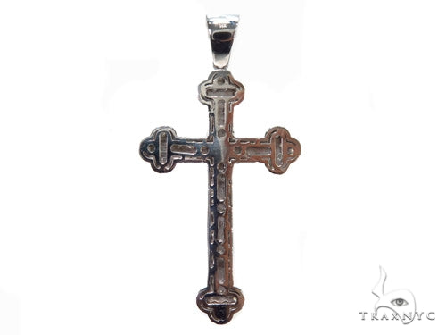 Prong Diamond Cross Crucifix 40669 - Image 4