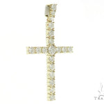 Prong Diamond Cross Crucifix 49504 - Image 2