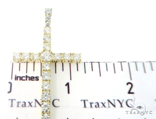 Prong Diamond Cross Crucifix 49504 - Image 5