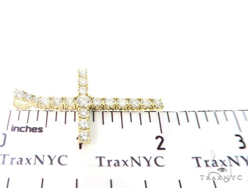 Prong Diamond Cross Crucifix 49504 - Image 6