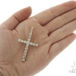 Prong Diamond Cross Crucifix 49504 - Image 7