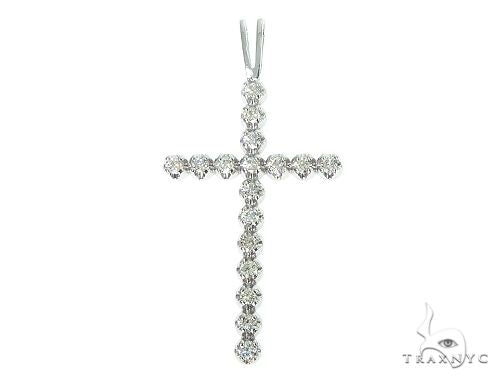 Prong Diamond Cross Crucifix 49454 - Image 1