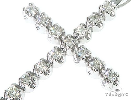 Prong Diamond Cross Crucifix 49454 - Image 4