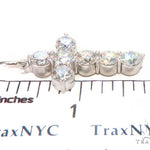 Prong Diamond Cross Crucifix Necklace Set 44601 - Image 6