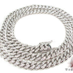 Prong Diamond Cuban Chain 30 Inches 11mm   32994 - Image 10