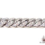 Prong Diamond Cuban Chain 30 Inches 11mm   32994 - Image 2
