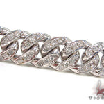 Prong Diamond Cuban Chain 30 Inches 11mm   32994 - Image 3