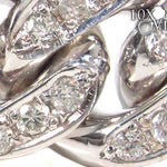 Prong Diamond Cuban Chain 30 Inches 11mm   32994 - Image 4