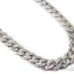 Prong Diamond Cuban Chain 30 Inches 13mm   39810 - Image 1
