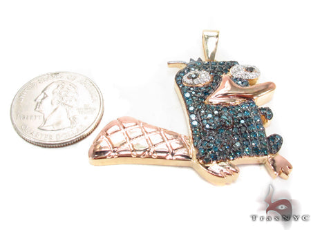 Prong Diamond Custom Pendant 32023 - Image 6