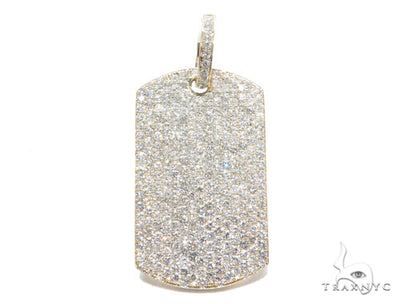 Prong Diamond Dog Tag 42494 - Image 1