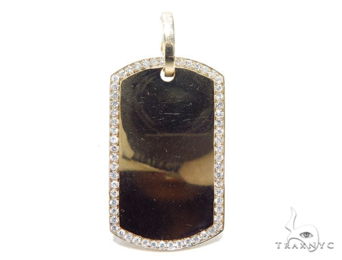 Prong Diamond Dog Tag 42503 - Image 3