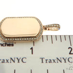 Prong Diamond Dog Tag Pendant 58605 - Image 6