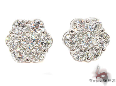 Prong Diamond Earrings 32330 - Image 1