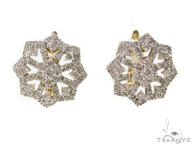 Prong Diamond Earrings 40363 - Image 1