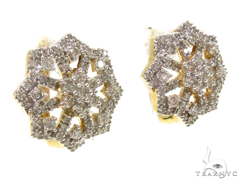 Prong Diamond Earrings 40363 - Image 2