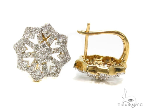 Prong Diamond Earrings 40363 - Image 4