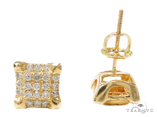 Prong Diamond Earrings 40387 - Image 4