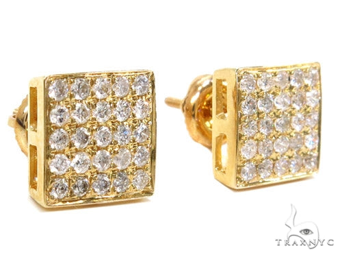 Prong Diamond Earrings 40529 - Image 2