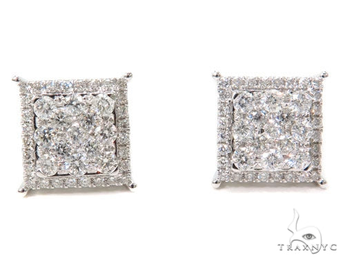 Prong Diamond Earrings 40613 - Image 1