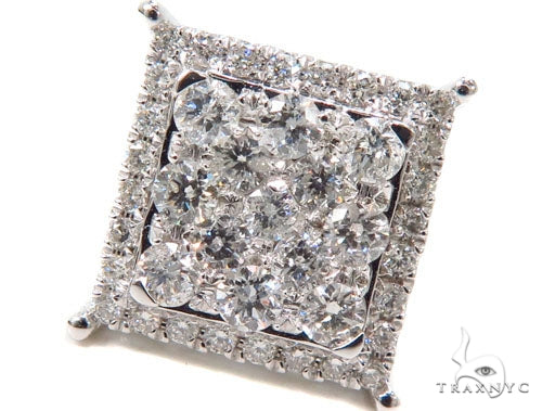 Prong Diamond Earrings 40613 - Image 3
