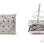 Prong Diamond Earrings 40613 - Image 4