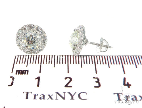 Prong Diamond Earrings 48997 - Image 6
