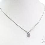 Prong Diamond Earrings & Necklace Set 43165 - Image 12