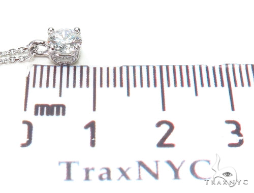 Prong Diamond Earrings & Necklace Set 43165 - Image 15