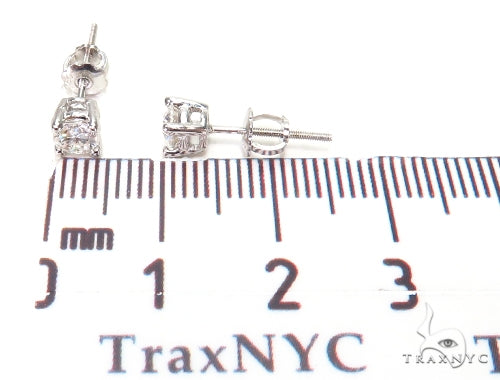 Prong Diamond Earrings & Necklace Set 43165 - Image 7