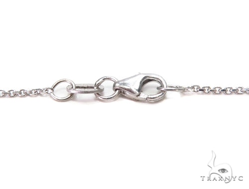 Prong Diamond Earrings & Necklace Set 43165 - Image 10