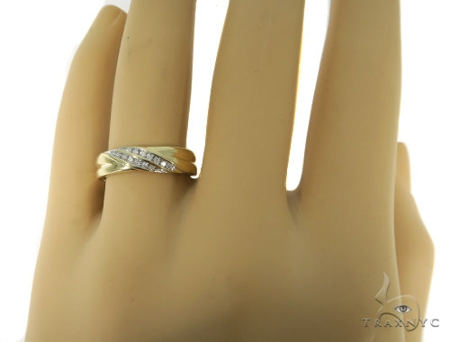 Prong Diamond Engagement Couple Ring Set 43999 - Image 11