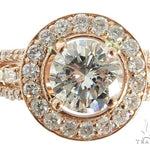 Prong Diamond Engagement Halo Ring 57040 - Image 2