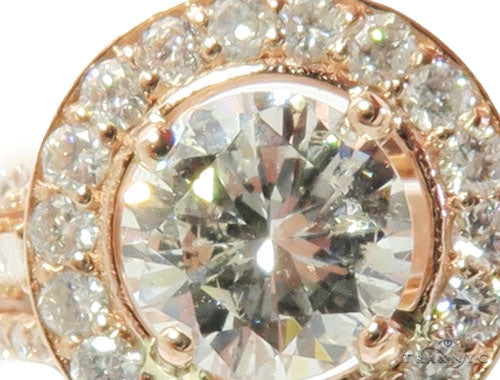 Prong Diamond Engagement Halo Ring 57040 - Image 3