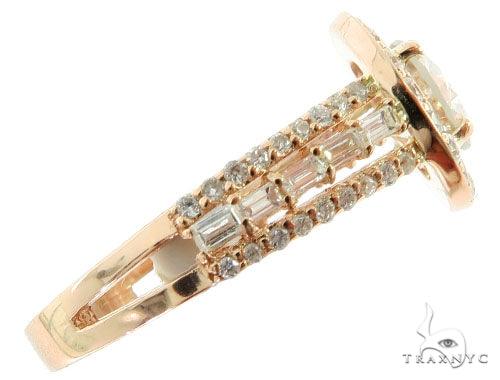 Prong Diamond Engagement Halo Ring 57040 - Image 4