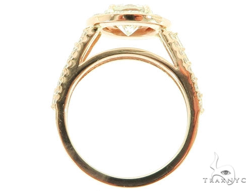 Prong Diamond Engagement Halo Ring 57040 - Image 6