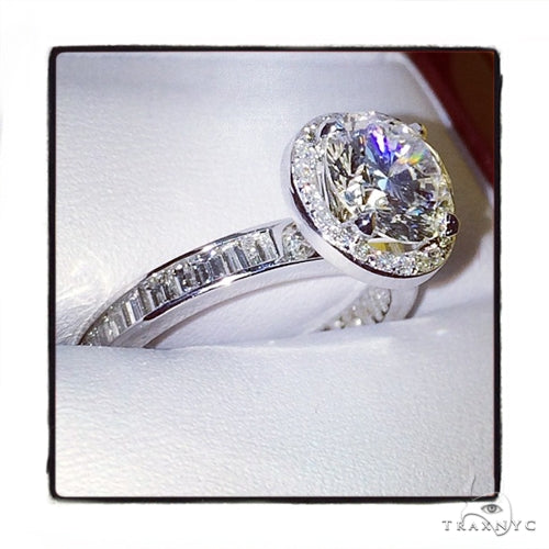 Prong Diamond Engagement Ring 41813 - Image 3