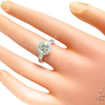 Prong Diamond Engagement Ring 41813 - Image 10